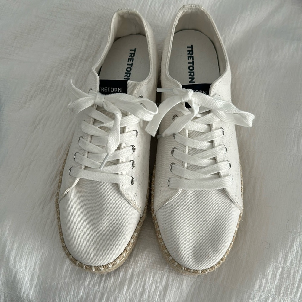 Tretorn Sneaker with espadrille styling